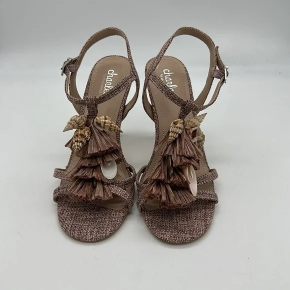 Charles David RADICAL DARK BLUSH High Heel Sandals Size 8 - Picture 2 of 15